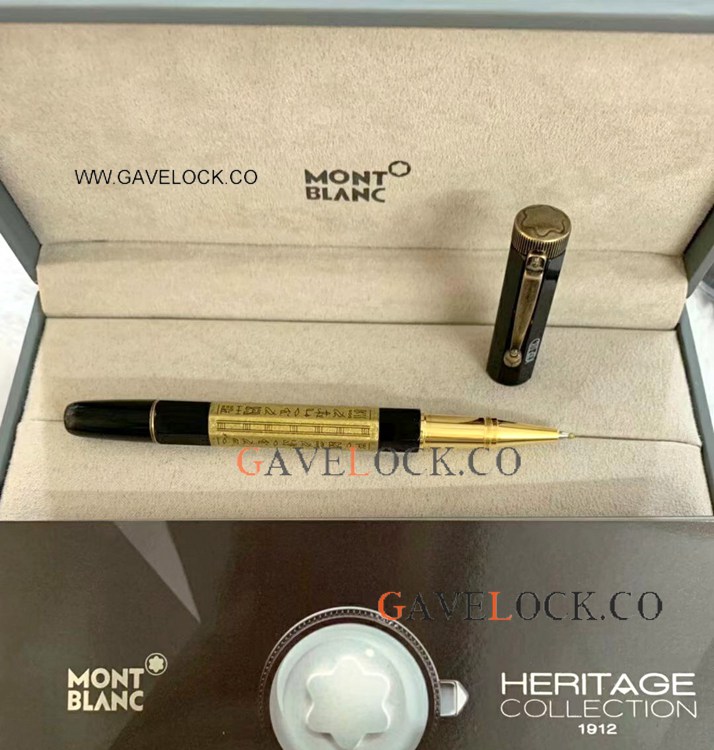 AAA Grade Montblanc Vintage Pen - Heritage Egyptomania Gold Rollerball AAA Grade Montblanc Vintage Pen - Heritage Egyptomania Gold Rollerball